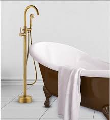 Explore our broad selection of bathroom accessories of the finest quality and design. Bathtub Faucets Antique Color Floor Mounted Free Standing Bathtub Faucet Shower Set Tub Filler Mixer Tap For Bathroom Hk 8663 Freestanding Tub Faucet Tub Faucet Bathtub Faucet