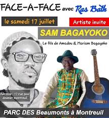 Le fis de Amadou et mariam sam bakayoko est prêt pour aminé le face a face  du guide ras bath et la diaspora malienne se samedi le 17 juillet 2021 a  pary