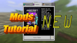 El tercer vídeo del día, este vídeo me lo han estado pidiendo y aquí esta!! Tutorial Mods En Realms New Minecraft Youtube