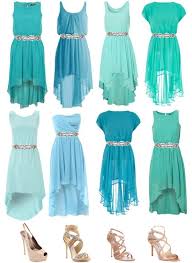 Bridesmaids In Color Scheme With One Unifying Accessory Cool Idea Beautiful Dresses Pretty Dresses Bridesmaid Dresses