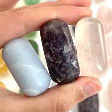 Chakra Crystal Set 7 Rainbow Crystals, Shiva Set, Chakra Crystals, Pocket  Stone, Chakra Tumbled Stones