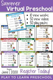 Join Virtual Preschool Winter 2020 Semester Online Preschool Summer Preschool Preschool