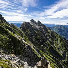 重太郎新道から見る明神岳がそそる 行くことはないだろうけど 明神岳 登山 日帰り登山 1day 穂高岳 北アルプス 山登り 山 mountain mountains mountainview mountaineer mountaineering landsca 美しい風景 登山 山 写真