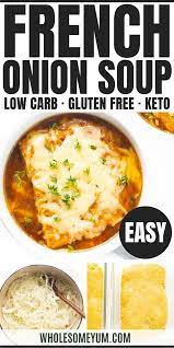 Low Carb Keto French Onion Soup Recipe French Onion Soup Recipe Onion Soup Recipes French Onion Soup Easy