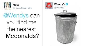 It makes all sorts of funny jokes about them right away. Wendy S Is Roasting People On Twitter And It S Just Too Funny Bored Panda