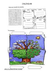 Months Seasons And Weather Seasons Weather Months