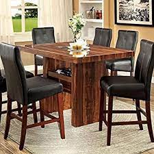 247shopathome Dining Room Sets 7 Piece Vintage Cherry In 2021 Dining Room Sets New Classic Furniture Table