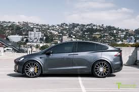 Midnight Silver Metallic Tesla Model X P100d With 22 Inch Mx114 Forged Wheels By T Sportline Tesla Model X Tesla Model Tesla Wheels