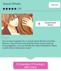 A page for describing characters: Otome Otaku Girl Walkthrough Our Two Bedroom Story Minato Okouchi