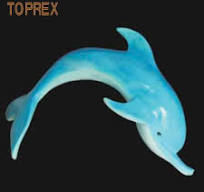 Christmas Decoration 3D Customizable Lighted Dolphin Fiberglass Outdoor  Lighted Christmas Animals with String Light