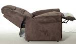 Fauteuil avec repose pieds en cuir - Achat Vente Fauteuil avec