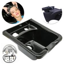durable abs black shampoo basin sink