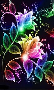 Best flower iphone 11 wallpaper. Free Rainbow Flowers Gif Phone Wallpaper By Kween84 Neon Flowers Rainbow Flowers Colorful Art