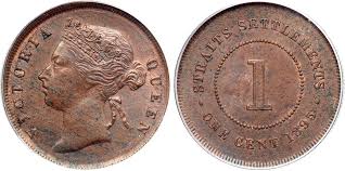 Malaysia 20 sen 1968 coin value + mintage подробнее. 1 Cent 1897 Straits Settlements 1826 1946 Copper Prices Values Km 16