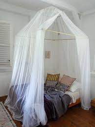 The Mosquito Net Invites Itself Into The Decor Trendy Home Decorations Neutral Bedroom Design Bedroom Design Bed Linens Luxury