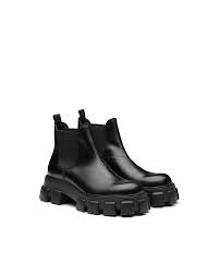 Patent leather refine by materials: Men S Boots Prada