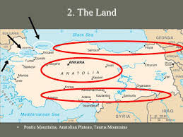 The system extends along a curve from lake eğirdir in the west to the upper reaches of the euphrates and tigris. Turkey 1 Physical Geography Relative Location A Bit Larger Than Texas Lies On 2 Continents Ppt Download
