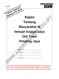 Kajian masyarakat setempat di tempat tinggal. Contoh Tugasan Sejarah Pt3 2018 Kajian Masyarakat Di Kawasan Tempat Tinggal Anda 1 Pdf