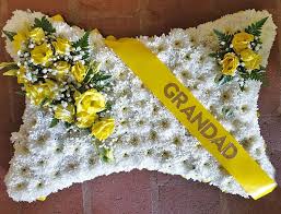 Grandad ribbon for funeral flowers. Flowers Floral Tributes Sincerity Funerals