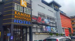 Restaurants, hotels, bars, coffee, banks. Kampar Boutique Hotel Lot 553 Jalan Baru Taman Tasik Emas Kampar