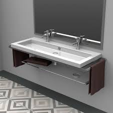 Check out our bathroom glass shelf selection for the very best in unique or custom, handmade pieces from our home & living shops. Console Washbasin Rafael Valadares Rectangular Ceramic Limestone