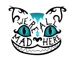 We Re All Mad Here On Behance Cheshire Cat Tattoo Black Cat Tattoos Wonderland Tattoo