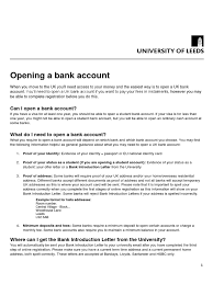 The good news is that there are more and more options to open accounts online, both from traditional banks. Opening A Bank Account Leaflet Jan 2018 Debit Card Identity Document