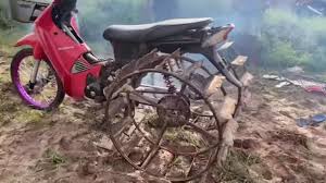 Modifikasi Radikal Honda Supra X 125 Siap Off Road Di Sawah Wujudnya Mencengangkan