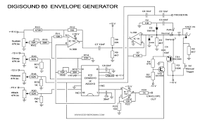 Usually when the envelope signal is ground (0 v) the ampliﬂer blocks the signal completely. Eddy Bergman Com Synthesizer Build Part 33 Digisound 80 Envelope Generator With As3310