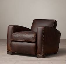 Library Leather Chair Leather Chair Chair European Home Decor