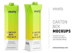 125ml juice carton box with straw mockup. Carton Juice Mockups Mockup Photoshop Cs6 Template Design