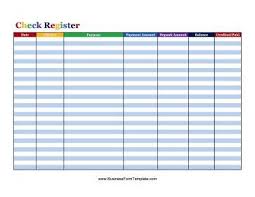 Balance Your Checkbook Using This Colorful Columned Check Register Free To Download And Print Checkbook Register Check Register Template Printable