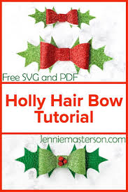 Shop seasonal gifts, cards, party supplies & more. Learn How To Make Holly Hair Bows With This Easy Tutorial Skip The Boutique And Diy These Hai Christmas Bows Diy Christmas Hair Bow Tutorial Bow Template Free