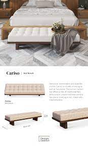 Cariso Bed Bench Bed Bench Perfect Bedroom Custom Bed
