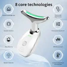 Neck Face Beauty Device Colorful LED Photon Therapy Skin Tighten Reduce Double Chin Anti Wrinkle Remove Lifting Massager - Sk Traders at ₹ 46.32, Hyderabad | ID: 2853041997491