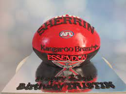 Essendon Footy Cake Glow Birthday Party Glow Birthday Christmas Bulbs
