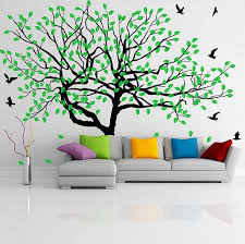 Birch Tree Wall Decals Peel And Stick Tree Sticker Decal Wall Birch Art Vinyl Nursery Stickers Nature Botanical Trees Decals Forest Decor Natural Big Leaf Peel And Stick Vinyl Wall Decals Tree Wall Art Wall Decals