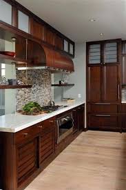 I Just Love The Hood On This Stove Cherry Cabinets Kitchen Kitchen Cabinet Design Kitchen Design Small