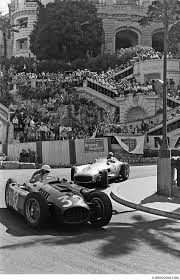 1955 Monaco Grand Prix Chiron Ferrari Moss Mercedes Monaco Grand Prix Classic Racing Cars Racing