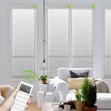 yoolax elektrische jalousien mit fernbedienung und akkumotor aluminium tur fenster jalousette rollo wand und deckenmo jalousien haus deko elektrische jalousien