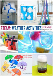 Stem On A Budget 50 Creative Weather Activities Weather Activities For Kids Teaching Weather Preschool Weather