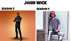 Fortnite now technically has two john wick skins, one of which is a parody, while the other is officially licensed. Fortnitememe Fortnite Battle Royale Memes John Wick Not Relevant Anymore Facebook