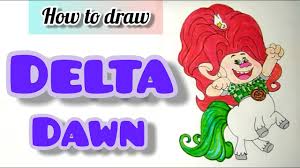 Fanart of delta dawn from trolls world tour she's my fav character from the movie. How To Draw Delta Dawn Troll From Trolls World Tour Movie 2020 Step By Step For Beginners Youtube