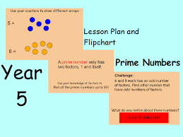 Prime Number Lesson Plan And Flipchart