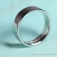 See More Vintagejewelry On Our Website Link On Profile Tiffany Co Platinum Men S 6mm Flat W Cool Wedding Rings Tiffany Wedding Rings Mens Wedding Rings