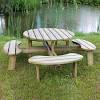 Picknicktisch tegernsee festzeltgarnitur gartentisch holz massiv bierbank garten. 1