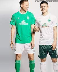 Buy the official werder bremen shirt at uksoccershop with fast worldwide delivery and personalised shirt printing options. Werder Bremen 19 20 Home And Away Kits Released Footy Headlines