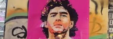 Morte Maradona, al centro storico di Napoli l'omaggio di Fabrizio Scala