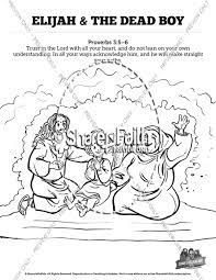 Living one day at a time. 1 Kings 17 Elijah And The Widow Sunday School Coloring Pages Sharefaith Kids