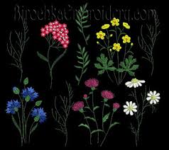 Whether you're looking for a fun project with friends, the perfect git or just a great rainy. Wildflowers Set Machine Embroidery Designs Birochka Embroidery